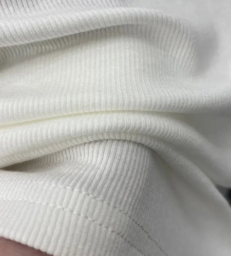 Threaded Short Sleeves Women T-shirts Summer New 2025 Turtleneck Solid Slim Elastic Long-sleeved Female Buttoming Pulls Top Tees