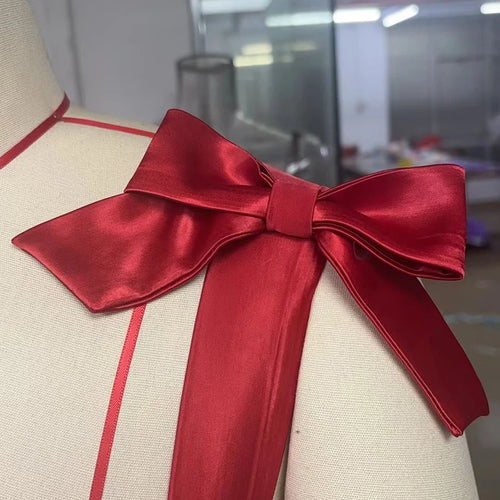 Load image into Gallery viewer, Bows Lace Sexy Maxi Dress For Women Fashion Sleeveless Backless Bodycon New Year's Birthday Club Party Long Dress
