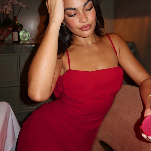 Load image into Gallery viewer, Spaghetti Strap Backless Sexy Maxi Dress Women Gown Summer New Fashion Solid High Waist Evening Beach Club Long Dress
