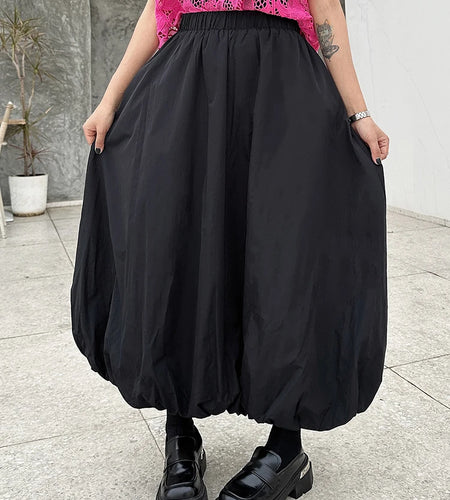 High Elastic Waist Army Green Brief Big Size Bud Half-body Skirt Women Fashion Tide New Spring Autumn 2025 1DJ1017