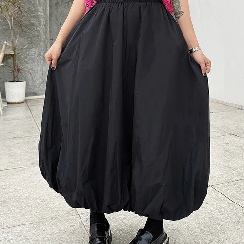 Load image into Gallery viewer, High Elastic Waist Army Green Brief Big Size Bud Half-body Skirt Women Fashion Tide New Spring Autumn 2025 1DJ1017
