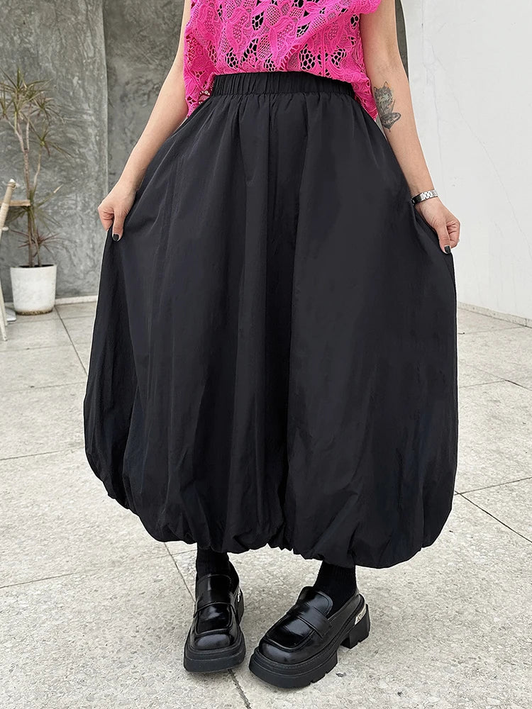 High Elastic Waist Army Green Brief Big Size Bud Half-body Skirt Women Fashion Tide New Spring Autumn 2025 1DJ1017