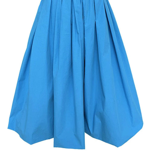 Load image into Gallery viewer, High Elastic Waist Blue Brief Elegant Bud Knee-Length Half-body Skirt Women Fashion Tide New Spring Autumn 2025 1DJ1113
