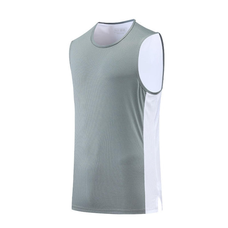 Sleeveless Vest Basketball Football Running Sports Tank Tops Gym Fitness Shirt Plus Size Multi-colored Unisex Clothing