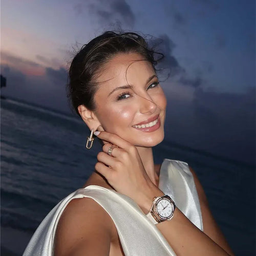 Load image into Gallery viewer, Satin Backless Sexy Maxi Dress For Women Elegant Rose Thigh High Split Beach Holiday Long Dress Gorgeous Club Gown
