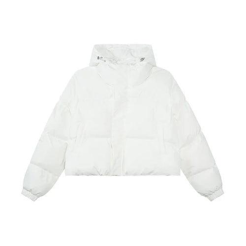 Load image into Gallery viewer, Hooded Men&#39;s Parkas Solid Color Korean Style Drawstring Thickened Casual Coats Cotton Loose Male Padded Jackets New 9C9328
