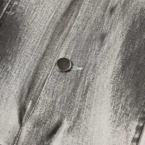 Load image into Gallery viewer, Black Denim Pu Leather Spliced Big Size Jacket New Lapel Long Sleeve Women Coat Fashion Tide Spring Autumn 2025 CPG2873
