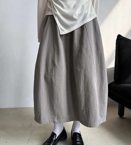 High Elastic Waist White Brief Elegant Pocket Bud Half-body Skirt Women Fashion Tide New Spring Autumn 2025 1DH9979