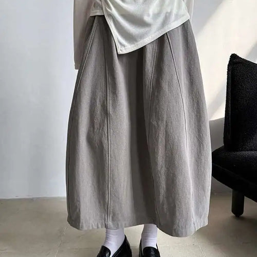 Load image into Gallery viewer, High Elastic Waist White Brief Elegant Pocket Bud Half-body Skirt Women Fashion Tide New Spring Autumn 2025 1DH9979

