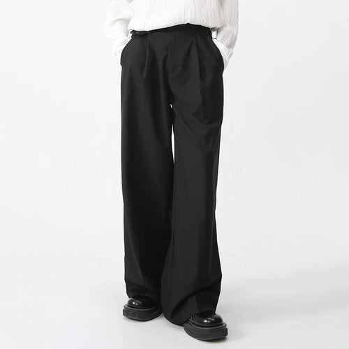 Load image into Gallery viewer, Men&#39;s Wear Spring New Casual Pants Loose Straight Korean Fashion Simple Solid Color Solid Color Male Trousers 9A6959
