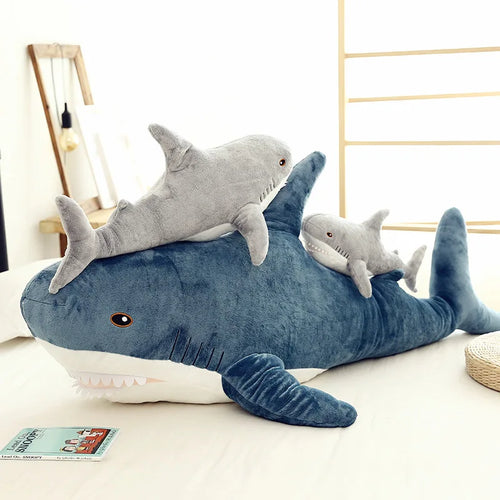 Load image into Gallery viewer, 30CM mini Size Shark Plush Toy Soft Stuffed speelgoed Animal Reading Pillow for Birthday Gifts Cushion Gift For Children
