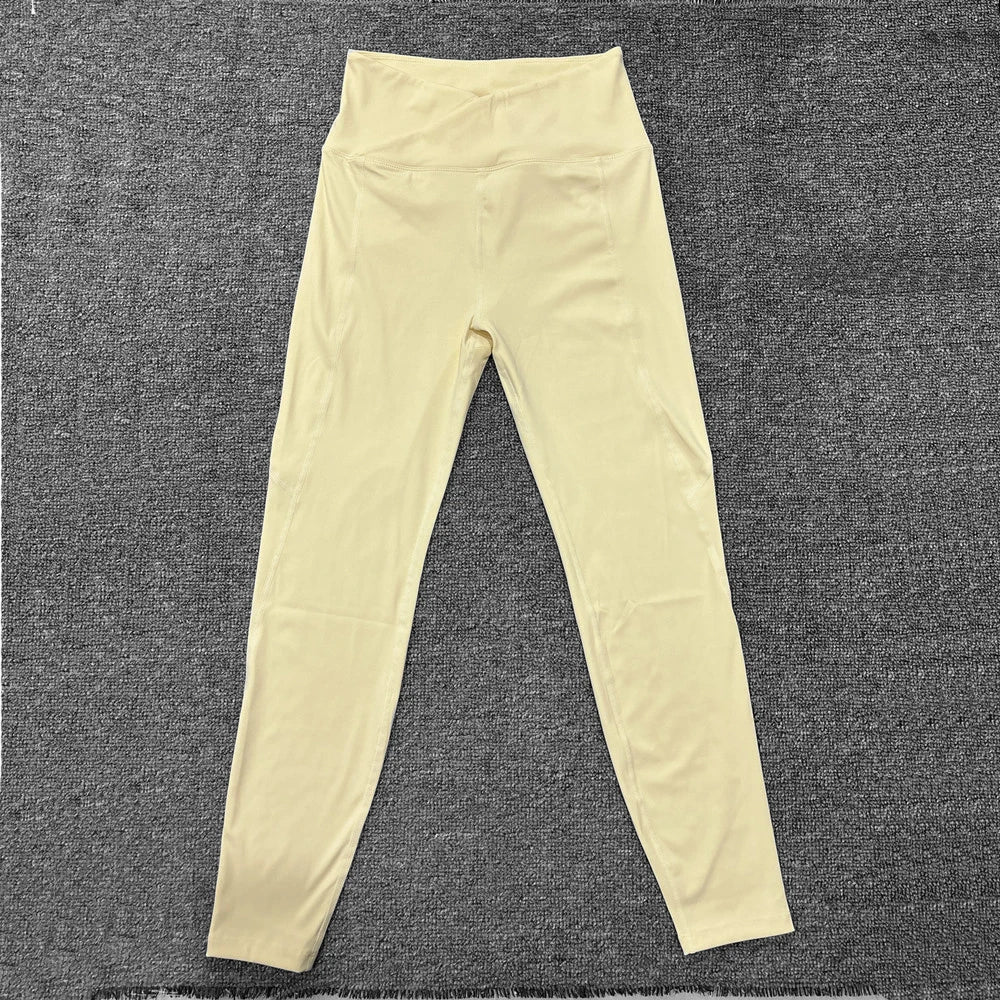 Nude Yoga Pants Women Leggings Hips Lifting Gym Legging Sport High Waist Fitness Legging Bubble Butt Workout Running Tight