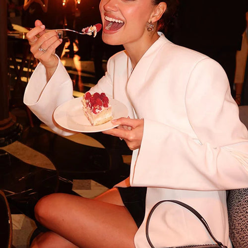 Load image into Gallery viewer, Vintage Cardigan Jacket Women V-Neck Single Button Solid Stretch Full Sleeve Autumn Elegant Commute Classic Streetwear
