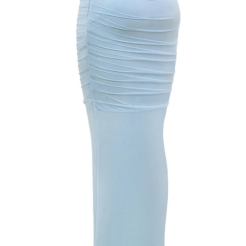 Load image into Gallery viewer, Sexy Two Pieces Sets For Women Strapless Off-shoulder Sleeveless Tops And Elegant High Waist Long Skirt Two Pieces Sets
