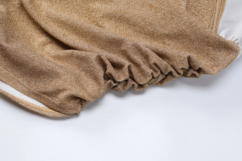 Elegant Strapless Lace-up Mini Dress For Women Robe 2023 New Off-shoulder Sleeveless Ruched Party Short Dress Vestido