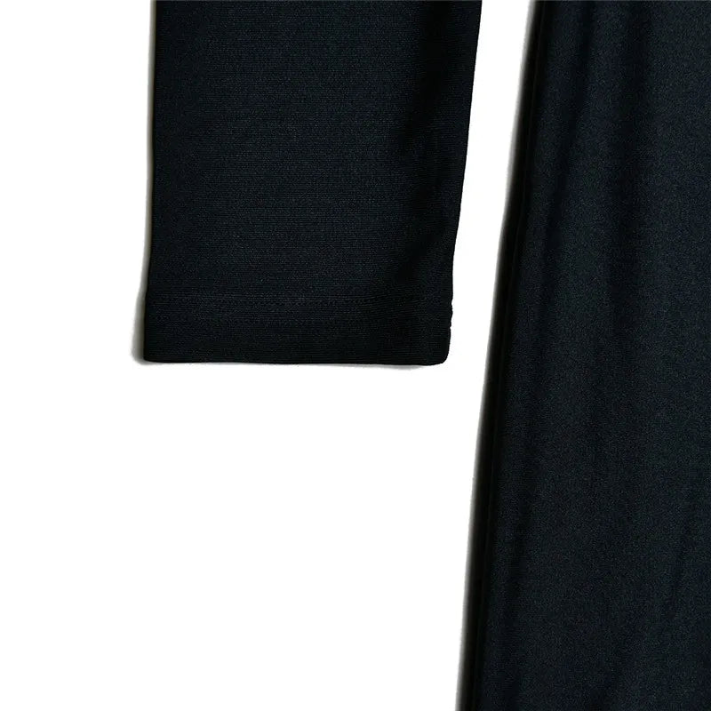 Deep V Neck Long Sleeve Split Maxi Dress Women Elegant Clubwear 2023 Autumn New Bodycon Ruched Sexy Long Dress