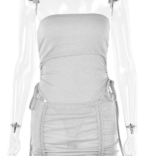 Load image into Gallery viewer, Spring Fashion Sexy Wrap Hip Skirt Two Piece Set Women Drawstring Lace Set Slim Skirt Tight Party Nightclub Set
