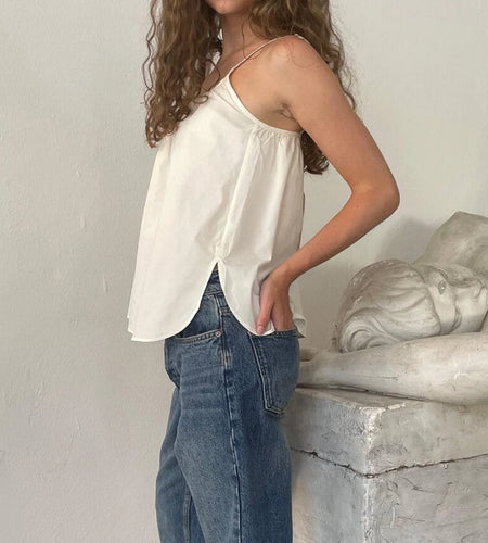 y2k Crop Tops Women Clothes Stripe Print Spaghetti Strap Scoop Neck T Shirts Vest 2000s Clothing Summer Streetwear