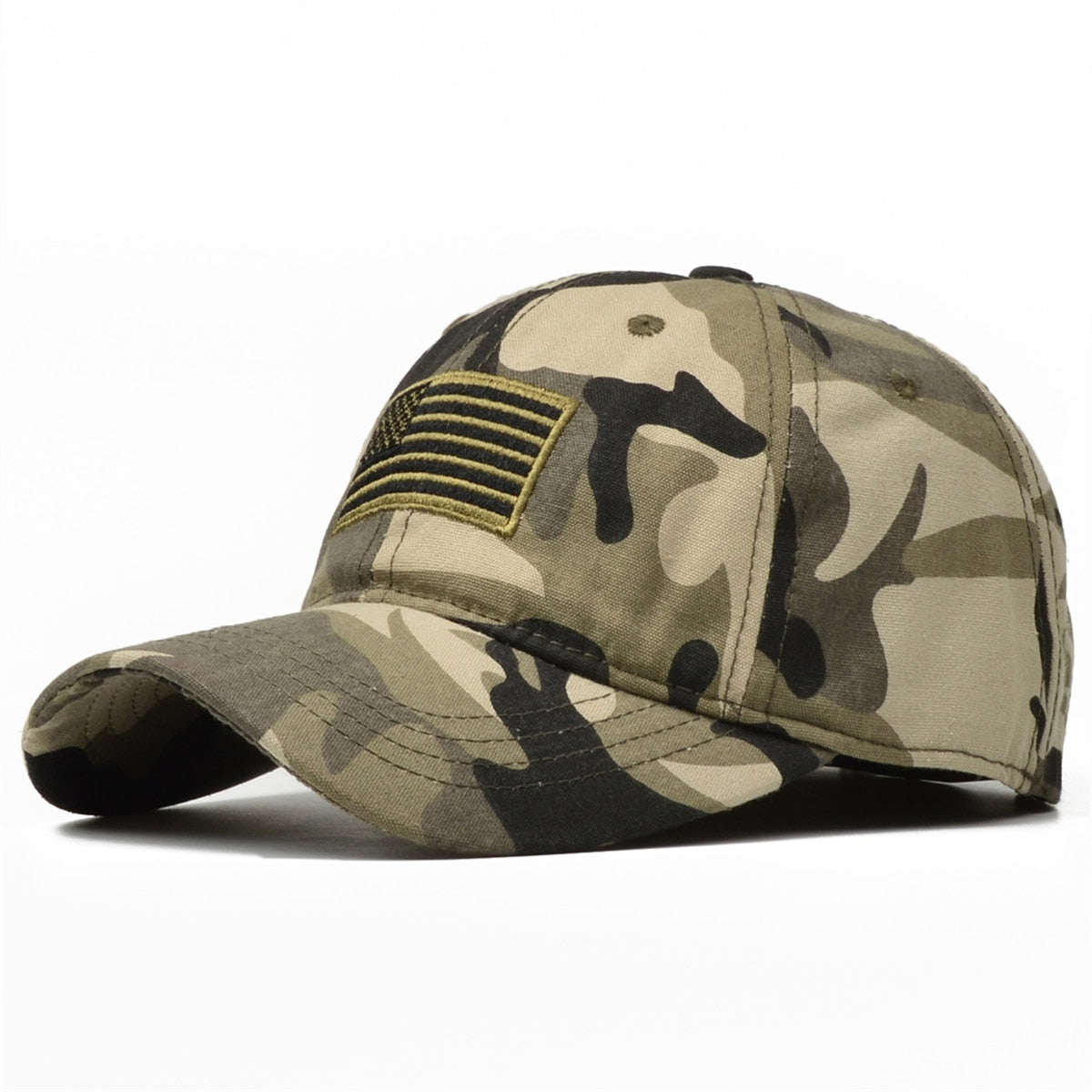 Camouflage Men's Caps Outdoor Military Women's Baseball Cap Flag Camo Army Hat Snapback Adjustable Gorras Hombre