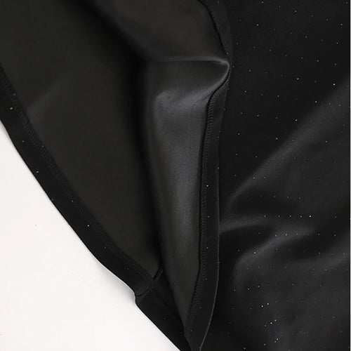 Load image into Gallery viewer, High Waist Black 3d Flower Rhinestones Elegant  Mermaid Half-body Skirt Women Fashion Tide New Spring Autumn 20251DJ1270
