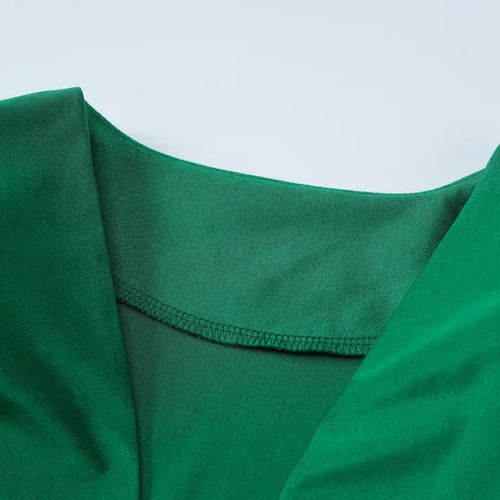 Load image into Gallery viewer, Deep V Neck Long Sleeve Mini Dress Women Autumn Winter New Ruched Evening Dress Female Fashion Sexy Dress Elegant
