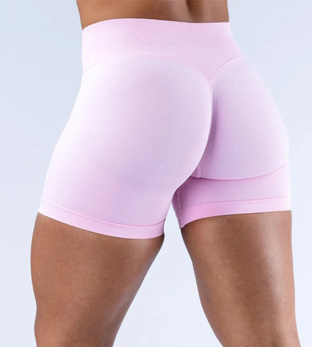 Impact Gym Shorts Woman High Support Fitness Sports Biker Short Workout Scrunch Butt Yoga Seamless Leggings Running Skipping