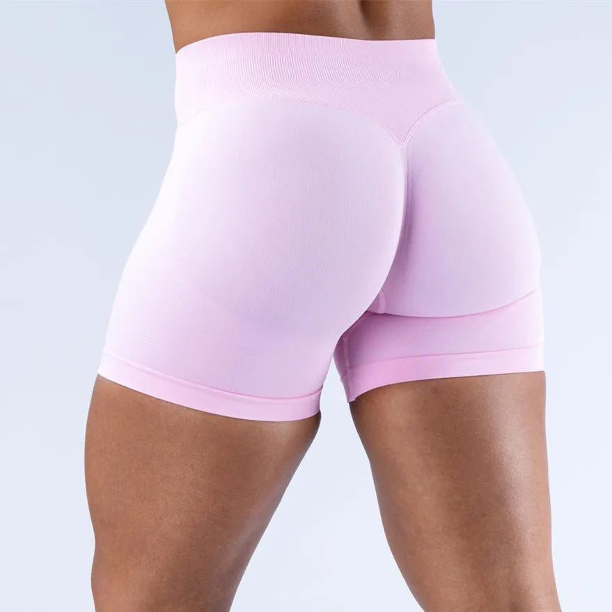 Impact Gym Shorts Woman High Support Fitness Sports Biker Short Workout Scrunch Butt Yoga Seamless Leggings Running Skipping