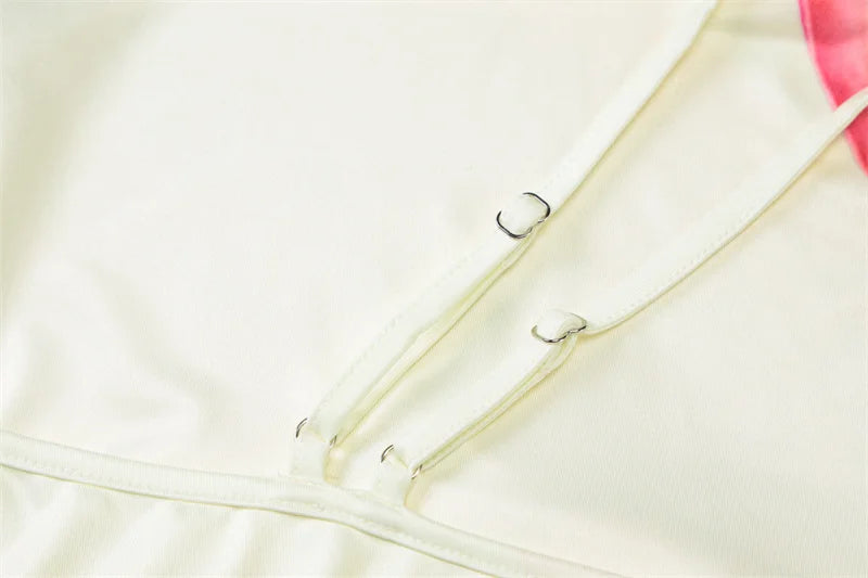 One Shoulder Backless Print Sexy Mini Dress Women Summer New Hollow Out Sleeveless Ruched Beach Club Party Dress