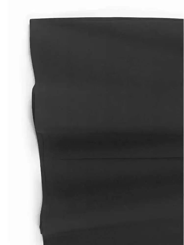 Women Black Sequins Spliced Big Size Midi Vest Dress New V-Neck Sleeveless Fashion Tide Spring Autumn 2025 1DH9971