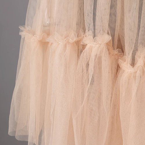 Load image into Gallery viewer, Women Black Mesh Color-block Big Size Knee-Length Dress New Round Neck Short Sleeve Fashion Spring Summer 2025 CPG3040
