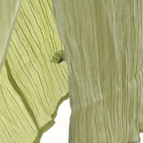 Load image into Gallery viewer, Women Green Waist Knot Cut-out Long Elegant Dress New Round Neck Sleeveless Loose Fit Fashion Spring Summer 2025 17A7128
