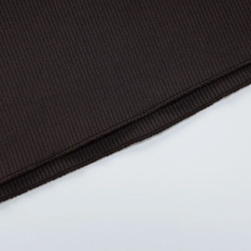 Load image into Gallery viewer, Ribbed Lace-up Long Sleeve Maxi Dress For Women 2023 Autumn Winter New Fashion Solid Bodycon Long Dress Elegant
