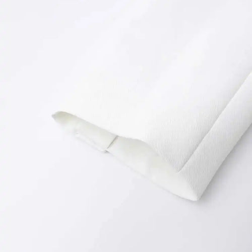 Load image into Gallery viewer, Women White Irregular Pleated Elegant Blazer New Lapel Long Sleeve Jacket Fashion Tide Spring Autumn 2025 CPDB052
