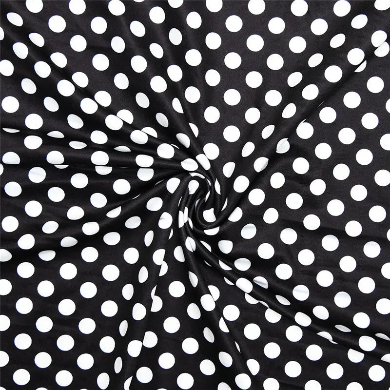 Off-shoulder Polka Dot Maxi Dress For Women Gown Fashion Halter Sleeveless Backless bodycon Split Long Dress Elegant