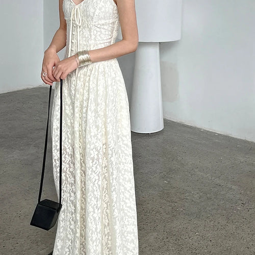 Load image into Gallery viewer, Women Green Printed Bandage Long Spaghetti Strap Dress New V-Neck Sleeveless Fashion Tide Spring Summer 2025 1DJ1311
