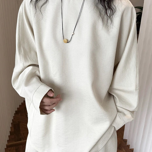 Load image into Gallery viewer, Women Blue Denim Elegant Big Size Casual Blouse New Round Neck Long Sleeve Shirt Fashion Tide Spring Autumn 2025 1DJ0162
