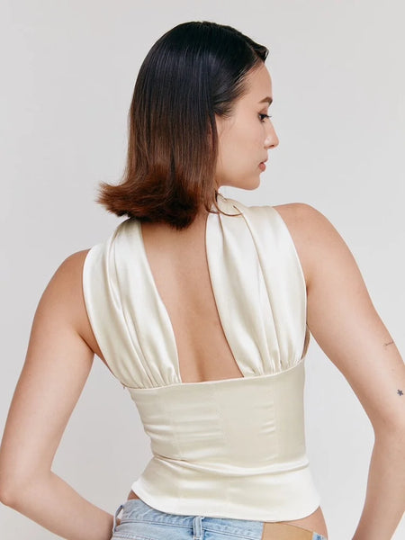 Sexy Bra Hanging Neck For Women Top Sleeveless Slim Fit Wrap Chest Tight Tank Top Female Fashion Versatile Skinny Top