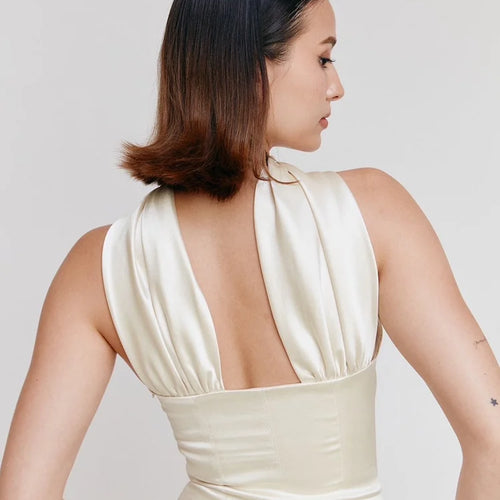 Load image into Gallery viewer, Sexy Bra Hanging Neck For Women Top Sleeveless Slim Fit Wrap Chest Tight Tank Top Female Fashion Versatile Skinny Top
