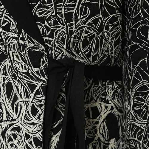 Load image into Gallery viewer, Women Black Embroidery Big Size Blazer New Lapel Long Sleeve Loose Fit Jacket Fashion Tide Spring Autumn 2025 17A4201H
