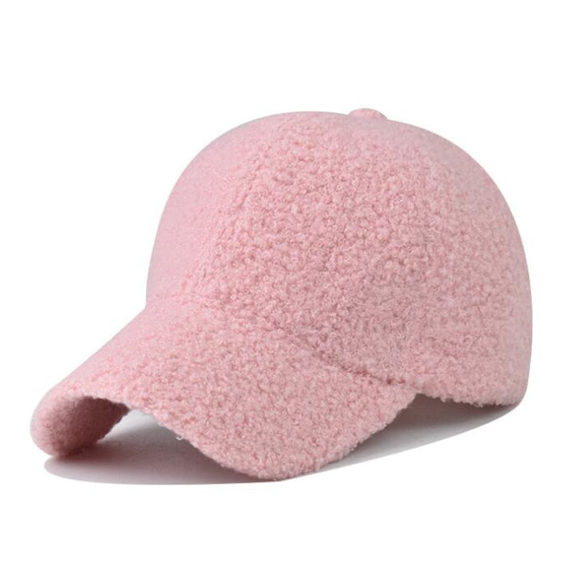 Winter spring thick plush Korean fashion Baseball Cap Spring Autumn Summer leisure Sunshade Autdoor Cap for Men and Women