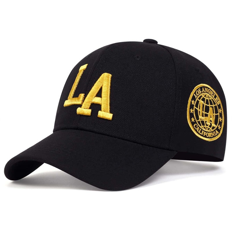 Cap Los Angeles LA golfHat black desert flowers adult Hip Hop Caps outdoor sun Hats Adjustable Baseball Cap