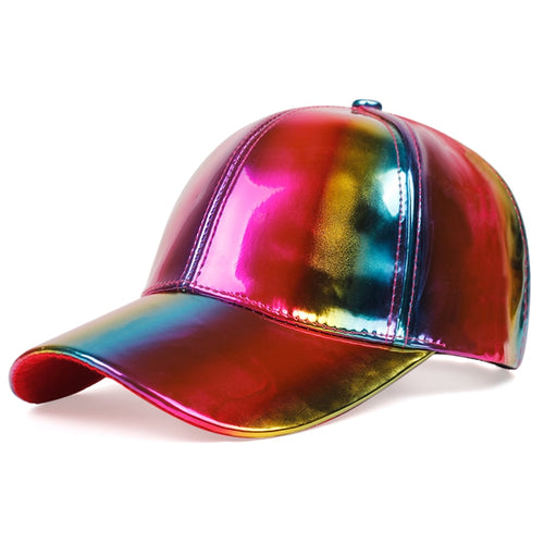 Load image into Gallery viewer, Glossy red and black party goer baseball cap
