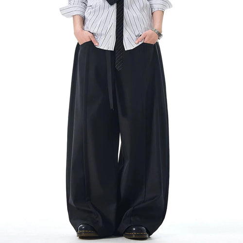 Load image into Gallery viewer, American Style New Men's Suit Pants Clean Fit Curved Knife Stylish Casual Contrast Color Waistband Male Trousers 9W1468
