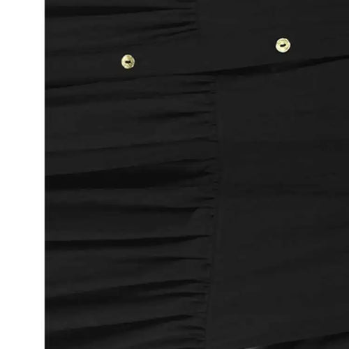 Load image into Gallery viewer, Women Black Big Size Elegant Shirt Dress Brief Pleated Hem New Lapel Long Sleeve Fashion Tide Spring Autumn 2025 1DH9327
