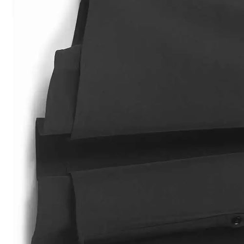 Load image into Gallery viewer, Women Black Striped Drawstring Big Size Knee-Length Dress New Lapel Long Sleeve Fashion Tide Spring Autumn 2025 1DH9966
