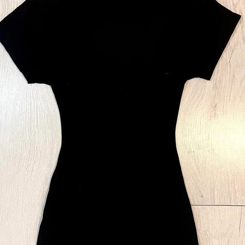 Load image into Gallery viewer, Summer Bottoming Crop Tops Y2k Aesthetic Tie-dye Print Women Grunge T-shirts 2025 Vintage Slim Harajuku Causal Black Tshirts
