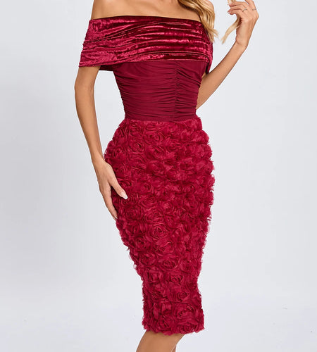 Solid Spliced Appliques Slimming Dresses For Women Slash Neck Sleeveless High Waist Temperament Long Dress Female