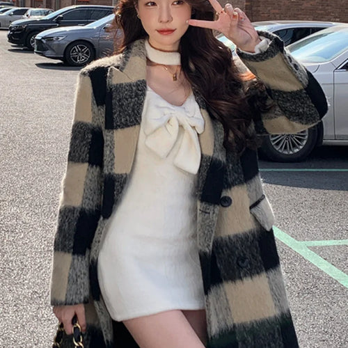 Load image into Gallery viewer, Knit Knitted Bodycon Dress Autumn Winter Sexy Wrap Slim Long Sleeve Mini Short Dresses Women Bow Outfits Female
