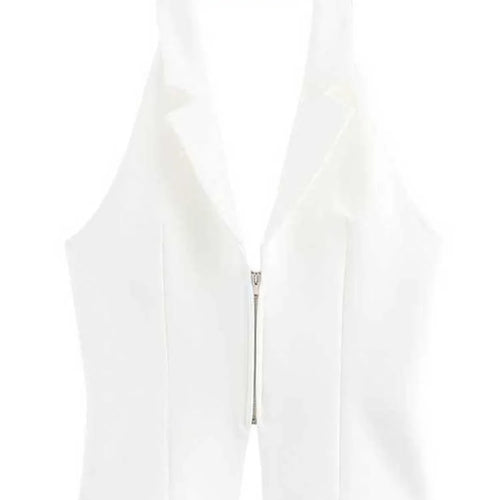 Load image into Gallery viewer, 2025 Women Sexy Backless Strapless Halter Corset Tops Side Zipper Lady Slim Camis Female Solid Chic Tops
