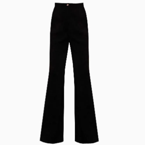 Load image into Gallery viewer, Hit Color Two Piece Set For Women O Neck Sleeveless Tunic Top High Waist Temperament Slim Pant Sets Female Fashion
